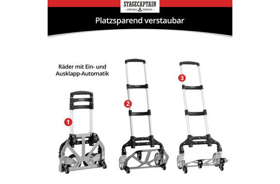 Stagecaptain CBF-70 klappbare Sackkarre  - Retoure (Zustand: sehr gut) image 2