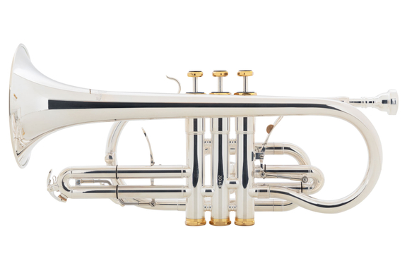 Lechgold Supreme CR-18S Bb-Kornett versilbert image 2