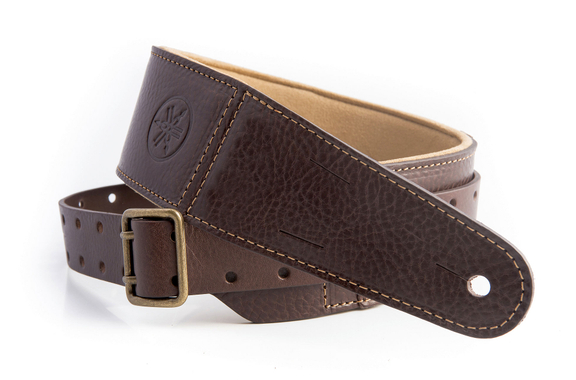 Yamaha Blackbeat Guitar Strap Brown image 2