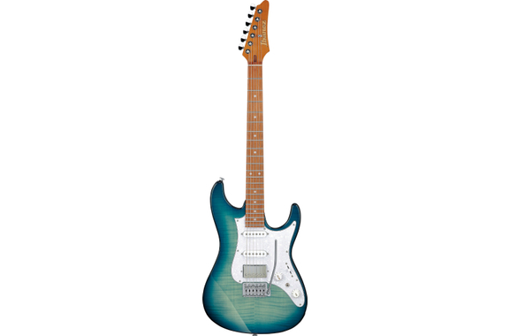 Ibanez AZ22S1F-TXB Standard E-Guitare Transparent Turquoise Burst Set image 2