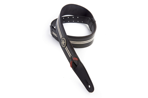 Yamaha Race Guitar Strap Black Ivory image 2