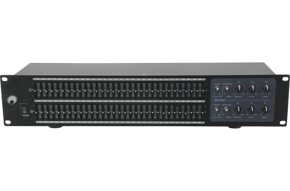 Omnitronic GEQ-2310 Equalizer 2x31-Band image 2
