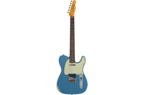 Fender Custom Shop 1963 Telecaster Relic Aged Lake Placid Blue image 2