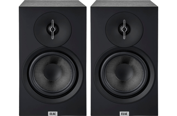 ELAC Debut B6.3 Enceintes Bibliothèque Noires Paire image 2