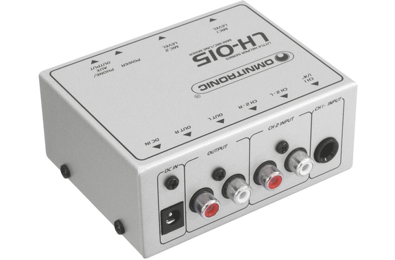 Omnitronic LH-015 Mezclador Mic-Line De 2 Canales image 2