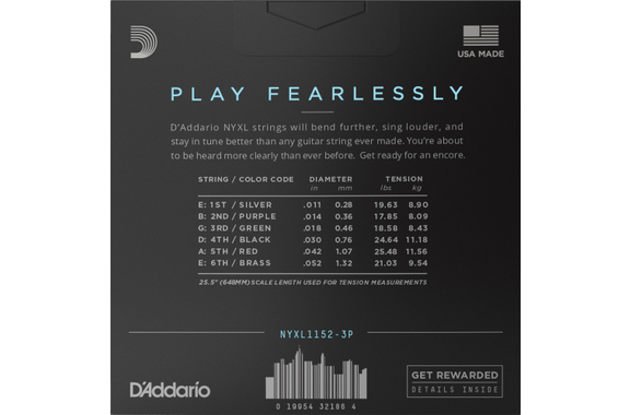 D'Addario NYXL1152-3P image 2