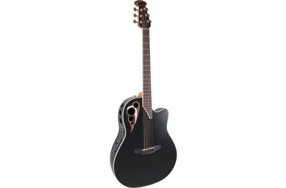 Ovation Celebrity Elite Deluxe CDX40 Deep Contour Black Satin image 2