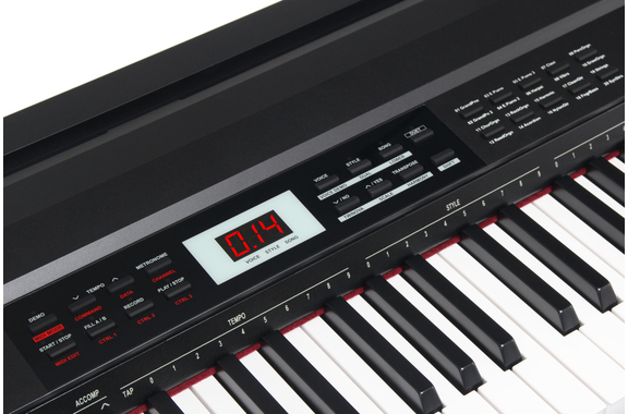Classic Cantabile SP-150 BK Stagepiano noir Set Deluxe incluant support, banc, casque et méthode image 2
