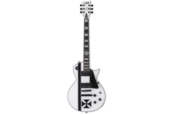 ESP LTD James Hetfield Iron Cross SW Snow White image 2
