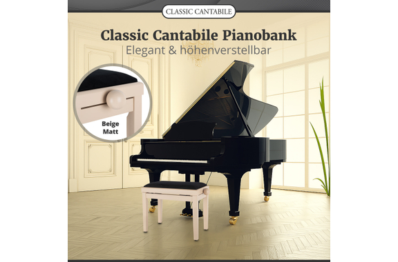 Classic Cantabile Pianobank LA Matt  - Retoure (Zustand: sehr gut) image 2