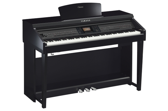 Yamaha CVP-701 PE Clavinova Digitalpiano Schwarz Hochglanz SET inkl. Bank + Kopfhörer + Klavierschule image 2