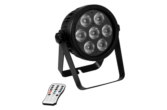 Eurolite LED 7C-7 Silent Slim Spot QuickDMX Set image 2