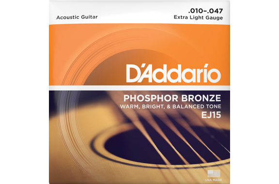 D'Addario EJ15 Extra Light 5x Set image 2