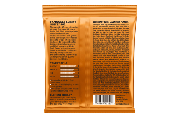 Ernie Ball 2222 Hybrid Slinky 5x Set image 2