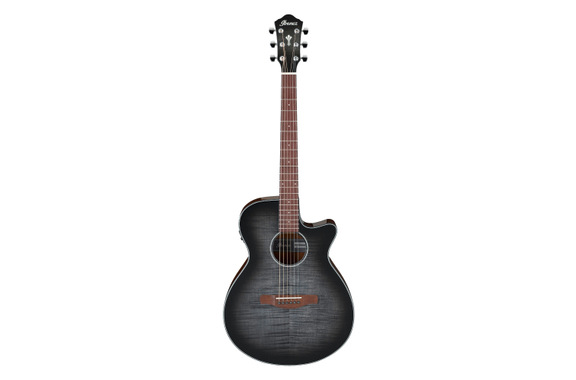 Ibanez AEG70-TCH Transparent Charcoal Burst image 2