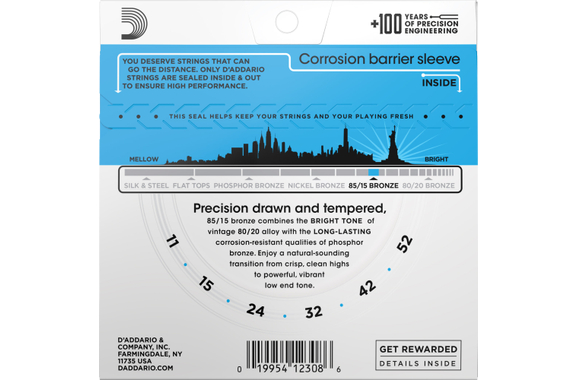 D'Addario EZ910 Light 5-Pack image 2