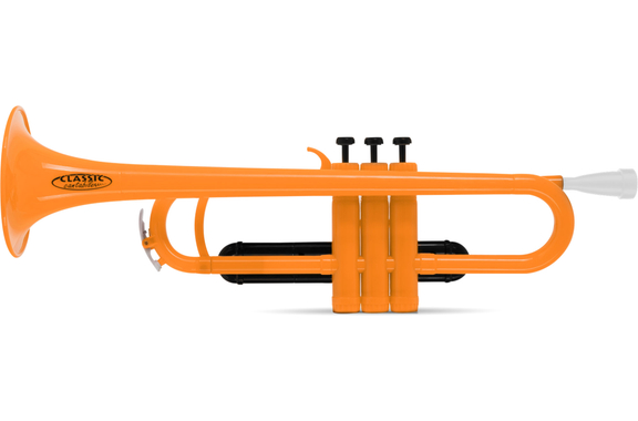 Classic Cantabile KTP-30OR MardiBrass Trompeta Bb de plástico naranja image 2