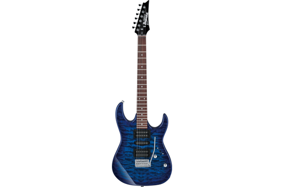 Ibanez GRX70QA-TBB Transparent Blue Burst image 2