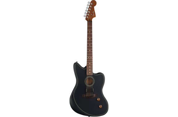 Fender Acoustasonic Standard Jazzmaster Black image 2