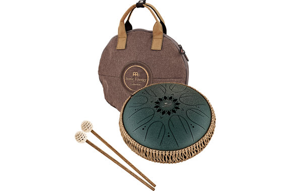 Meinl Sonic Energy MOSTD4DG Medium Octave Steel Tongue Drum Verde Scuro F# Minore image 2
