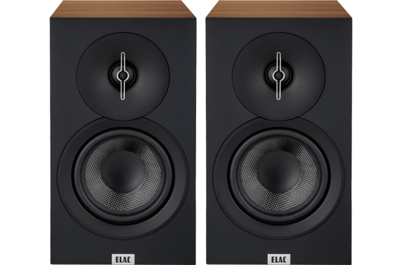 ELAC Debut B5.3 Bookshelf Speakers Walnoot Paar Oehlbach Set image 2