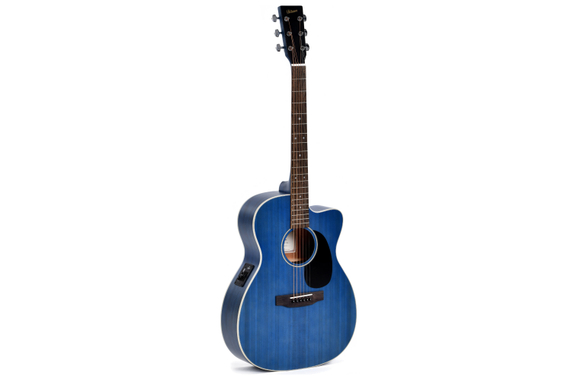 Ditson 000C-10E-TBL Translucent Ultramarine-Blue  - Retoure (Zustand: gut) image 2