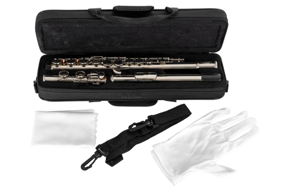 Classic Cantabile FL-100 Querflöte, Neusilber image 2