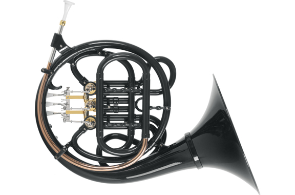 Classic Cantabile WH-20BK MardiBrass Cor d'harmonie en plastique en F noir image 2