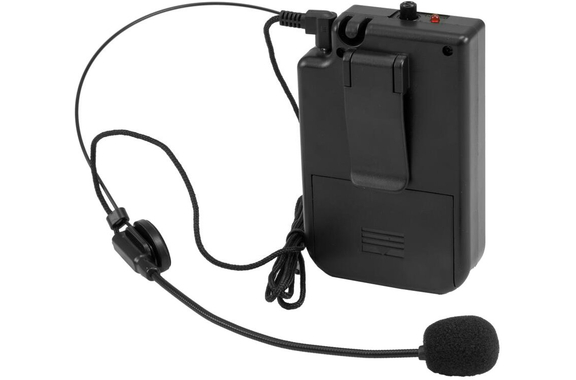 Omnitronic WAMS-10BT2 MK2 Taschensender inkl. Kopfbügelmikrofon 865MHz image 2