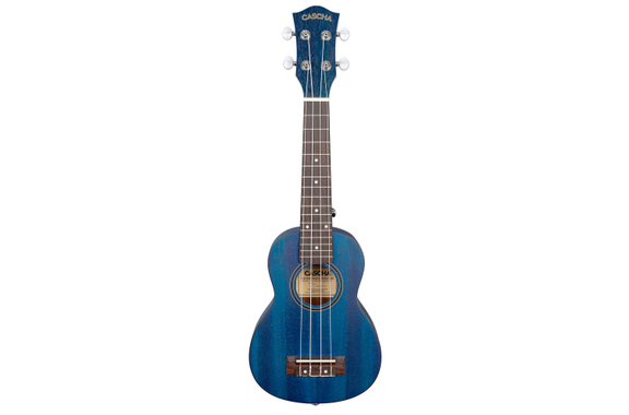 Cascha 2266 Premium Mahogany Soprano Ukulele Bundle Blue image 2