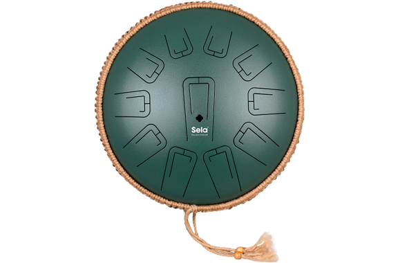 Sela SETD13U2 Unity Tongue Drum 13" C-Major Green 432 Hz image 2