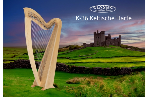 Classic Cantabile K-36 AW Keltische Harp 36 Snaren image 2