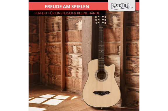 Rocktile WSD-5C-NT Slim Line Set De Guitarras Western Natural image 2