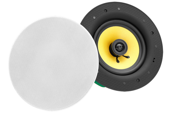 Pronomic CLS-540 WH Haut-Parleur Encastré Tissu Haut de Gamme 2 Voies 160 Watts avec Set Bluetooth image 2