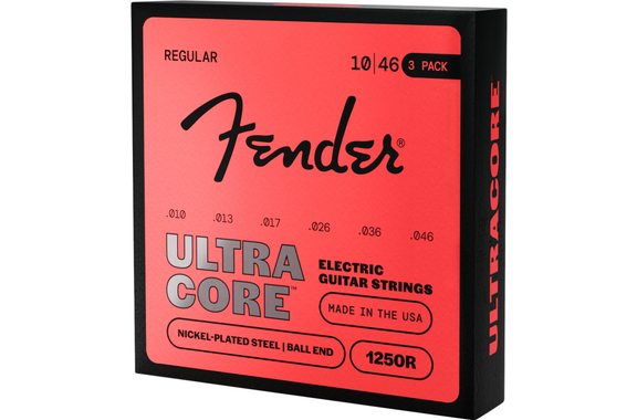 Fender UltraCore 1250L Corde Per Chitarra Elettrica Placcate In Nichel 009-042 Set Da 3 image 2