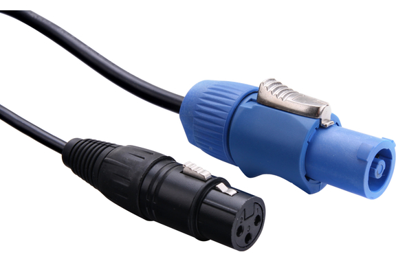 Pronomic Stage EUPPD-10 Câble Hybride Euro/PowP/DMX Compatible Schuko/Powercon + DMX 3 broches, 10m image 2