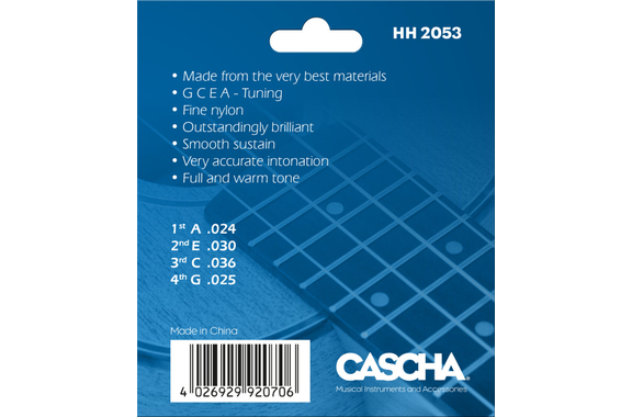 Cascha 2053 Sopran Ukulele Saiten image 2