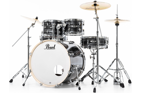 Pearl Export EXX725SNBR/C778 Drumkit Graphite Silver Twist Set mit Taschen image 2