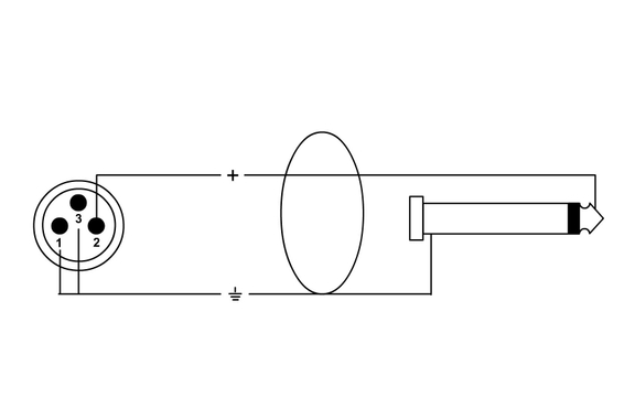 Cordial CIM 5 MP XLR Male/Jack 5 m image 2