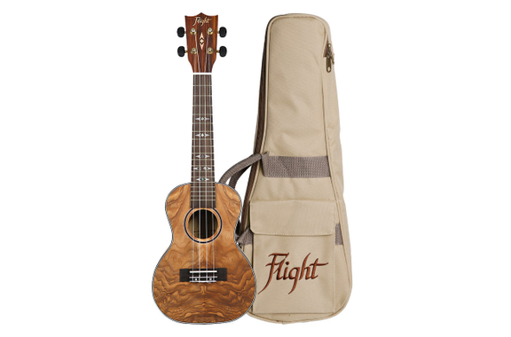 Flight DUC410 Quilted Ash Konzert Ukulele  - Retoure (Zustand: sehr gut) image 2