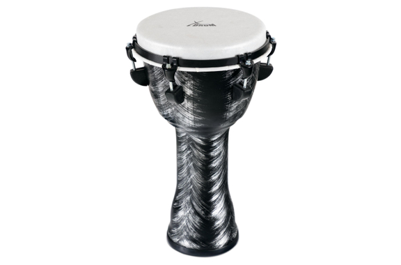 XDrum Djembé 10" Silver Brush Bag Set image 2