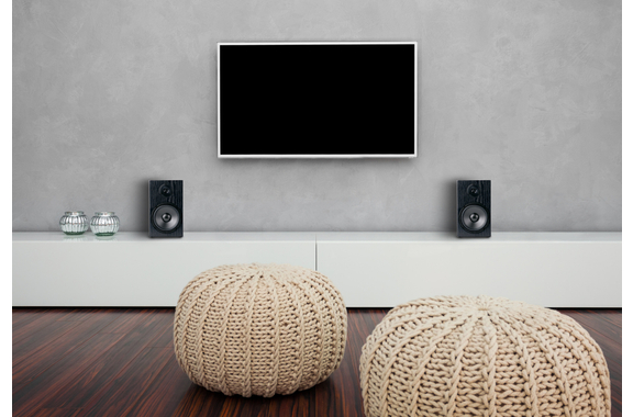 McGrey BSS-265 BK 6,5" HiFi Regallautsprecher Paar Schwarz 2x 40W RMS image 2