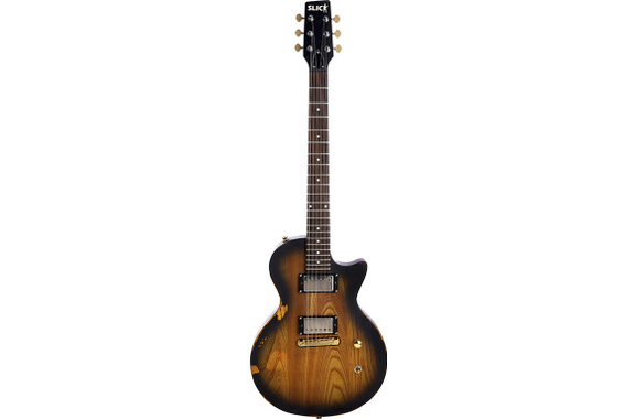 Slick SL52 VSB Electric Guitar Vintage Sunburst image 2