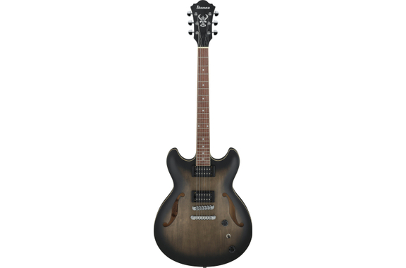 Ibanez AS53-TKF Transparent Black Flat image 2