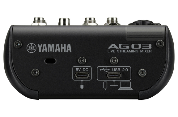 Yamaha AG03 MK2 USB-Audiointerface Schwarz image 2