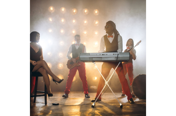 Classic Cantabile Support Clavier X Réglable En Hauteur Blanc image 2