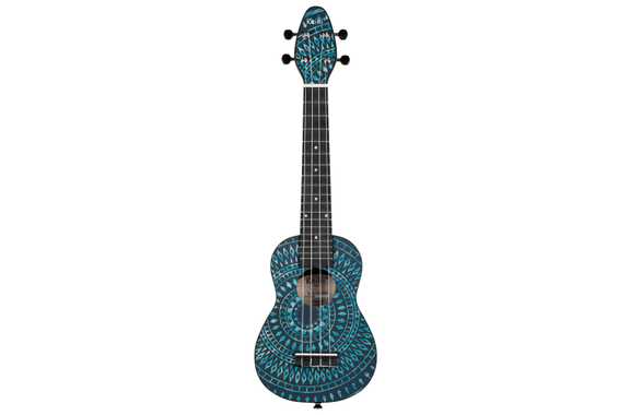 Ortega K2SS-BKC Keiki Superscale Ukulele Pack Blue Kaleidoscope image 2