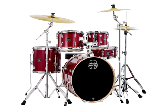 Set de Batería Mapex Venus Fusion Crimson Red Sparkle Starter image 2