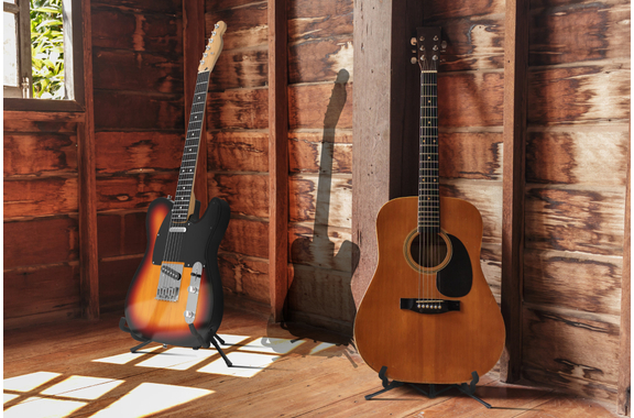 Rocktile GST-01 Universal Gitarrenständer Schwarz image 2