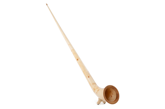 Lechgold Alphorn Stone Pine F 360 cm 3-Piece Set incl. Bb Handpipe image 2